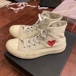 CDG converse PLAY womens size 6